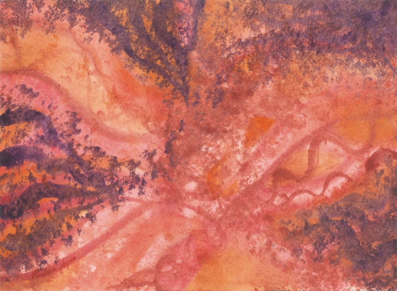 Nebula Fusions 1(Pink Hues) by artist Rubina Anjum